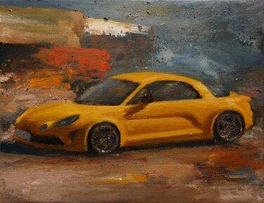 Painting titled "A110" by Manuel Leonardi, Original Artwork, Oil