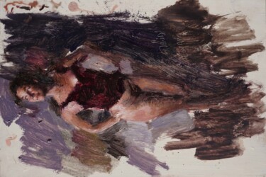 Pintura titulada "Maud en danseuse" por Manuel Leonardi, Obra de arte original, Oleo