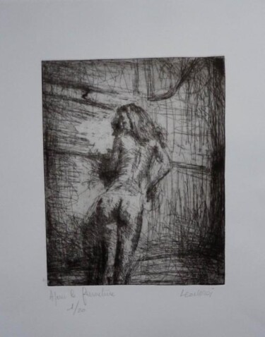 Obrazy i ryciny zatytułowany „Après la fermeture” autorstwa Manuel Leonardi, Oryginalna praca
