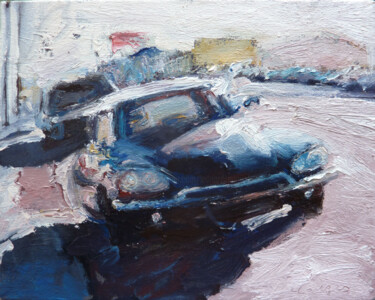 Painting titled "DS Citroen" by Manuel Leonardi, Original Artwork