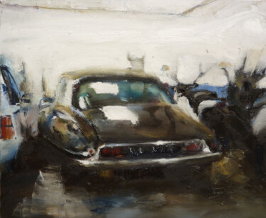 Painting titled "DS Citroen n" by Manuel Leonardi, Original Artwork, Oil