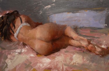 Painting titled "ExQuise" by Manuel Leonardi, Original Artwork, Oil