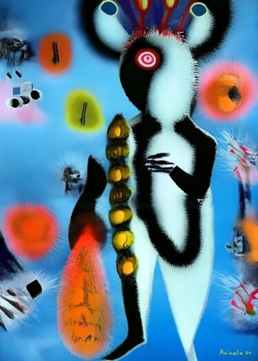 Цифровое искусство под названием "Jazz" - Manuel Moinelo, Подлинное произведение искусства, Цифровой коллаж