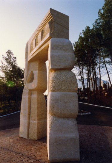 Sculpture intitulée "Portique." par Manuel Paoli, Œuvre d'art originale