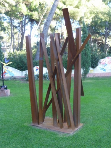 Sculpture titled "sculpture-acier. 3" by Manuel Paoli, Original Artwork