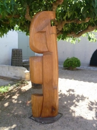 「La clef」というタイトルの彫刻 Manuel Paoliによって, オリジナルのアートワーク