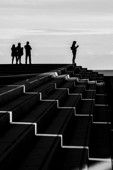 Fotografía titulada "Escaleras" por Manuel Sáez, Obra de arte original, Fotografía digital