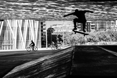 Fotografie getiteld "Skater" door Manuel Sáez, Origineel Kunstwerk, Digitale fotografie