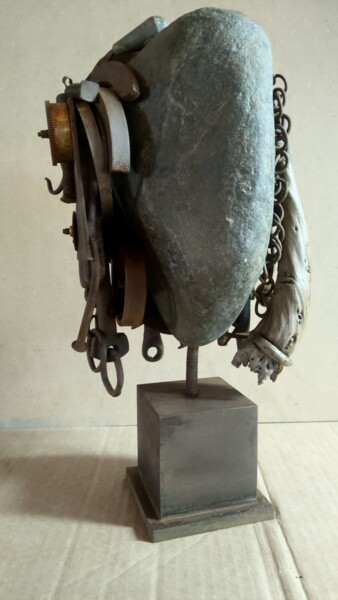 Rzeźba zatytułowany „Cap1” autorstwa Manuel Solà, Oryginalna praca, Metale