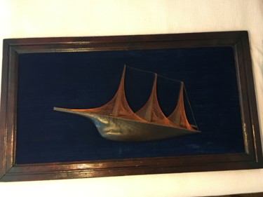 Painting titled "real-bote.jpg" by Manuel Ulloa, Original Artwork