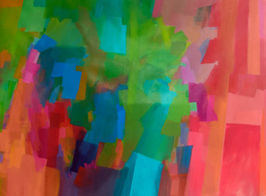 Картина под названием "Colour Links" - Manuela Fernández, Подлинное произведение искусства, Акрил
