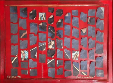 Malarstwo zatytułowany „Il cielo in una gal…” autorstwa Manuela Girgenti, Oryginalna praca, Olej Zamontowany na Drewniana ra…