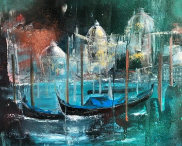 "VENISE II" başlıklı Tablo Gutierrez tarafından, Orijinal sanat, Petrol