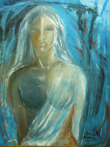 Painting titled "LA MARIE CELESTE" by Gutierrez, Original Artwork, Oil