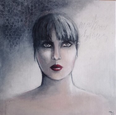 Painting titled "Louise" by Manuela Limacher, Original Artwork, Acrylic