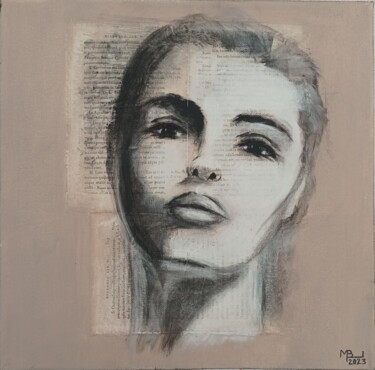 Painting titled "Elle 2" by Manuela Limacher, Original Artwork, Acrylic