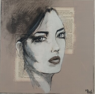 Malerei mit dem Titel "Elle 3" von Manuela Limacher, Original-Kunstwerk, Acryl