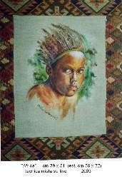 Painting titled "Africa" by Facchin Varalda Manuela, Original Artwork