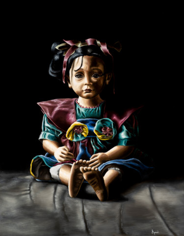 Silence Painting titled "Silence" by Manuel, Original Art, Oil
