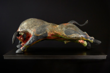 Sculpture intitulée "El Toro" par Manuel Quaresma, Œuvre d'art originale