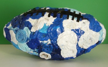 Schilderij getiteld "mista-35x18-rugby-b…" door Mribeiro, Origineel Kunstwerk