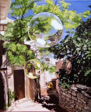 ERICE Peinture intitulée "ERICE" par Manu Surreabulliste, Œuvre d'art originale, Huile