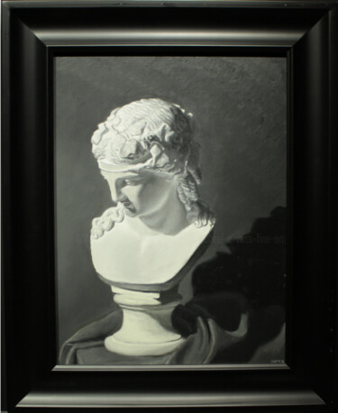 Pintura titulada "Ariadne" por Michael E. Voss, Obra de arte original, Oleo Montado en Panel de madera