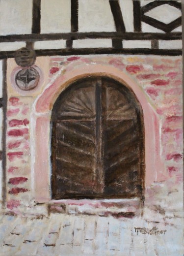 Peinture intitulée "iporte-a-woerth-46-…" par Marie-Rose Blattner, Œuvre d'art originale