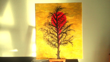 Pintura titulada "Peinture abstraite" por Florence Castelli  Flofloyd, Obra de arte original