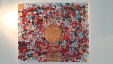 Painting titled "Tableau abstrait de…" by Florence Castelli  Flofloyd, Original Artwork, Acrylic