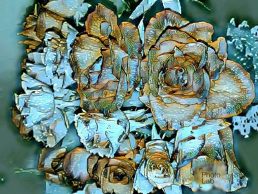 Photographie intitulée "Un bouquet de roses…" par Florence Castelli  Flofloyd, Œuvre d'art originale