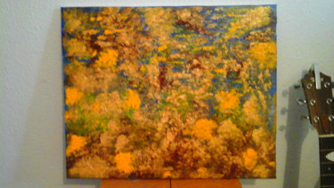 Peinture intitulée "Tableau abstrait du…" par Florence Castelli  Flofloyd, Œuvre d'art originale, Acrylique