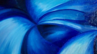 Pintura titulada "azules-3.jpg" por Maparè, Obra de arte original