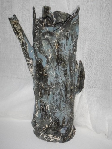 Sculpture intitulée "ceramic theme natur…" par Mapie, Œuvre d'art originale, Céramique