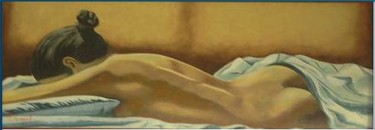 Painting titled "Desnudo 3" by Mapra, Original Artwork