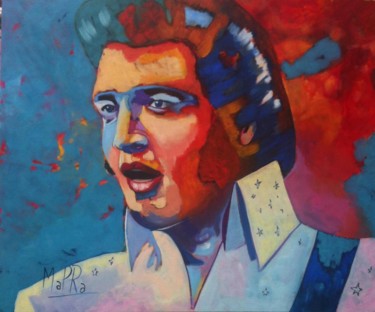 Painting titled "Elvis" by Mapra, Original Artwork