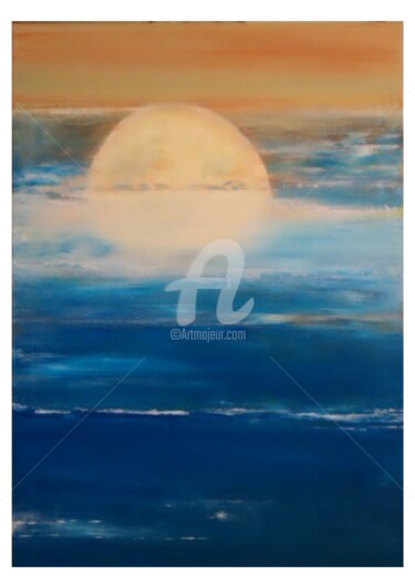 Painting titled "Sunshine Rise" by Map'Titartisterie, Original Artwork, Acrylic