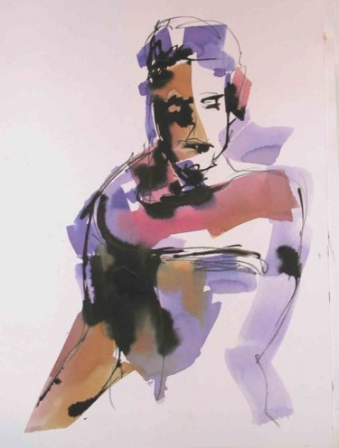 Pintura titulada "Cíclope" por Miguel Angel Quintana, Obra de arte original, Oleo