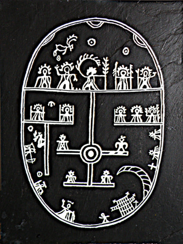 Desenho intitulada "Runes Peuple Sami -…" por André Maquestiau, Obras de arte originais, Marcador