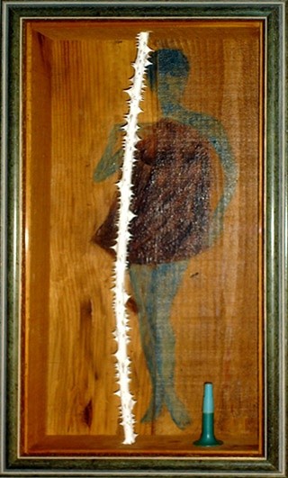 Peinture intitulée "La Trompe de Fallope" par André Maquestiau, Œuvre d'art originale