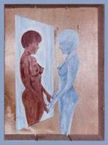 Peinture intitulée "La double Inconstan…" par André Maquestiau, Œuvre d'art originale, Huile
