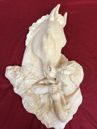 Скульптура под названием "L’amitié" - Mar Blazquez, Подлинное произведение искусства, Литьё