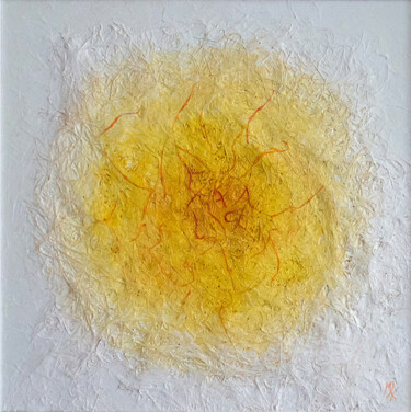 Painting titled "SUN" by Mara, Original Artwork, Acrylic