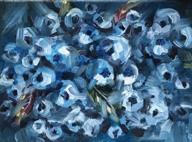Картина под названием "Черника" - Мариетта Дашян, Подлинное произведение искусства, Масло