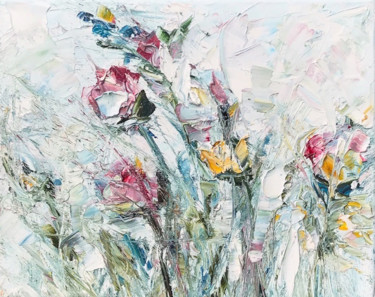Картина под названием "Летний ветер" - Мариетта Дашян, Подлинное произведение искусства, Масло
