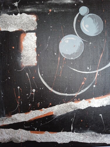 Картина под названием "Призраки прошлого" - Мара Вагнер, Подлинное произведение искусства, Акрил