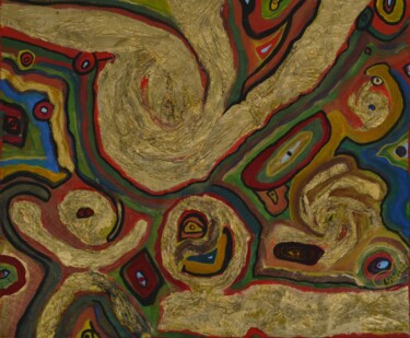 Pittura intitolato "serie:trascendencia…" da Maraid Suley Britto, Opera d'arte originale, Acrilico Montato su Pannello di le…