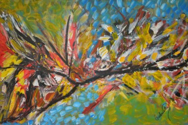 Pintura intitulada "El nido" por Maraid Suley Britto, Obras de arte originais, Acrílico Montado em Armação em madeira