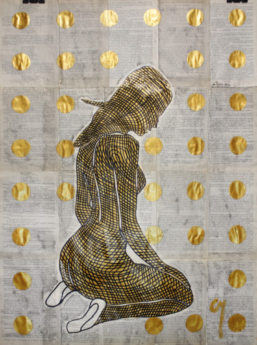"Woman." başlıklı Tablo Marat Cherny tarafından, Orijinal sanat, Akrilik