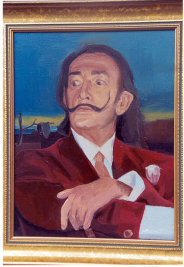 Painting titled "Portrait of Salvado…" by Marat Constantine, Original Artwork